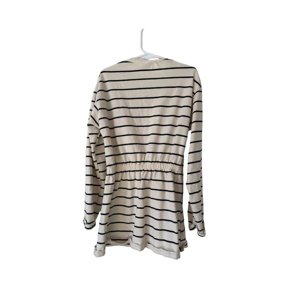 Zara Kids Striped Long Sleeve Dress - Size 8 (128cm) - Picture 4 of 4